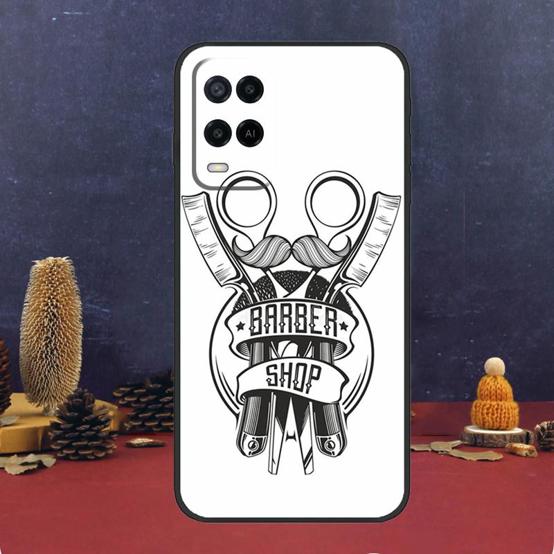 Barber Hair Stylist Case For Oppo A94 A74 A54 A15 A17 A57 A6 A5 Pro A16 A76 A96 A40 A60 A80 A18 A38 A58 A78 A98