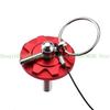 652F Universals Aluminum Racings Hood Pin Appearance Hood Pin Lock with Quick Latches Rope Hood Lock Clip