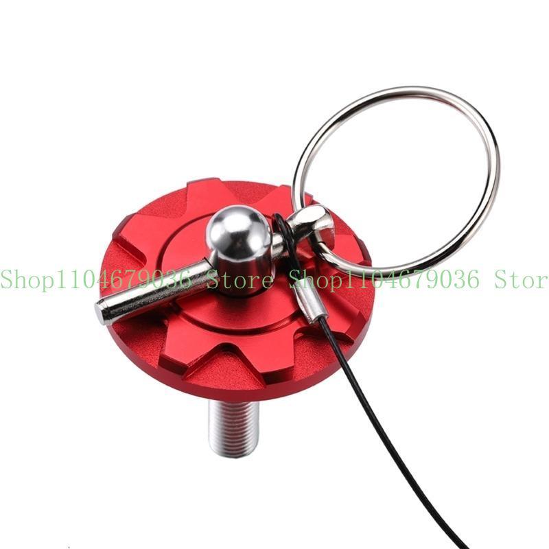 652F Universals Aluminum Racings Hood Pin Appearance Hood Pin Lock with Quick Latches Rope Hood Lock Clip