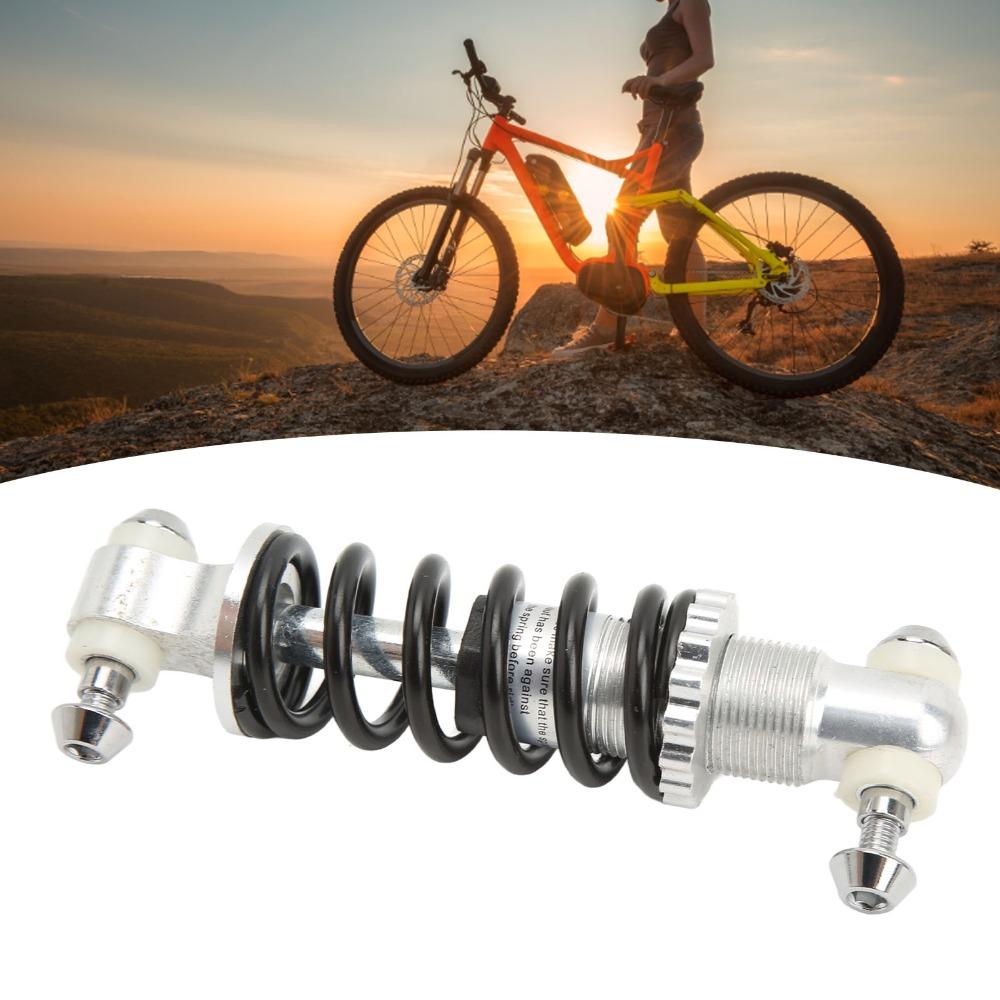 125mm 300lbs Bike Shock Absorber Sliver&Black Spring Shock Absorbers  Bicycle Replacement