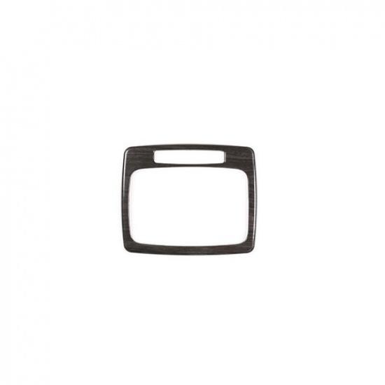 Black Wood Grain Central Console Gear Shift Cover Trim For Benz 2008-14 C-Class