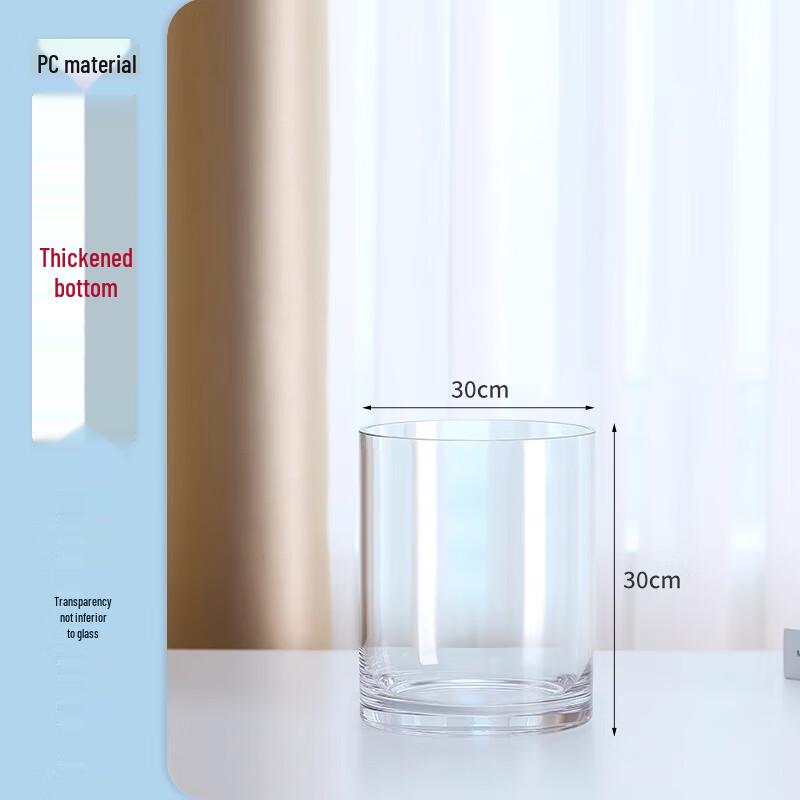 Очень толстая цилиндрическая пластиковая ваза для ПК