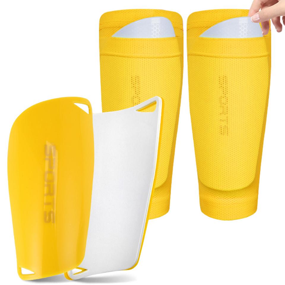 

Loogdeel Sport Soccer Football Щитки для голени Носки Защитные накладки EVA Защита Уменьшает удары и травмы для детей Молодежи Мальчиков Девочек S жёлтый