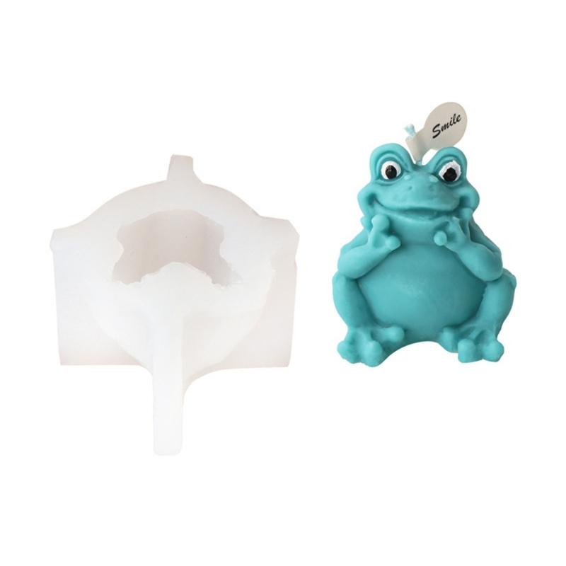 

Cute Frog Candle Silicone Mold DIY Animal Candle Making Plasters Resin Soap Molds Christmas Gifts Craft Home Decorations