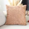 Velvet Cushion - EDEN - 40 X 40 Cm - Soft Velvet - Peach Pink - Removable with Zipper