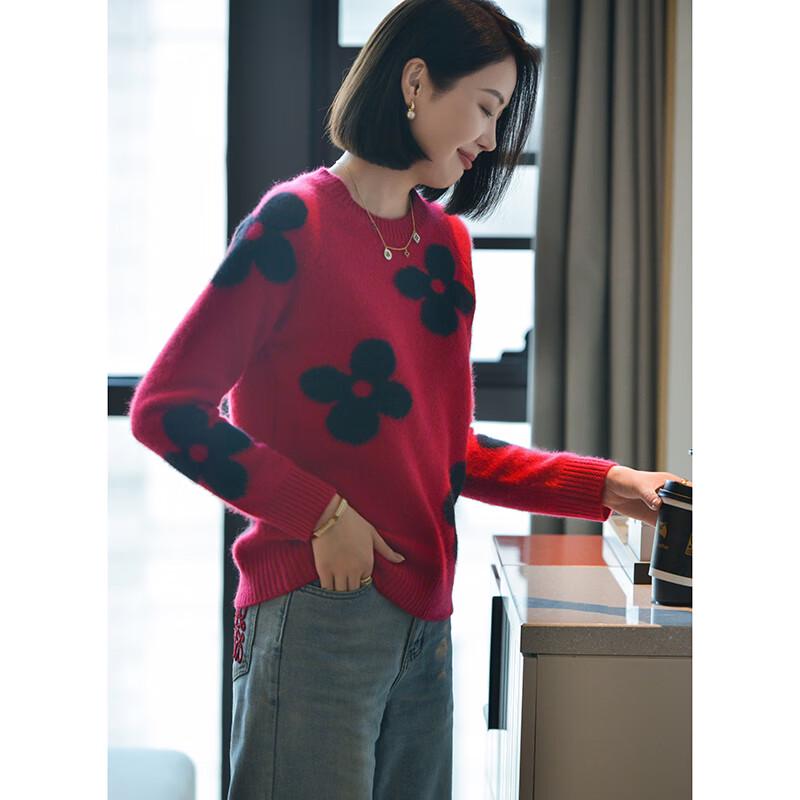 Fanzhen Women's 100% Wool Pullover Sweater