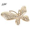 Elegant Butterfly Jewelry Rhinestone Brooch for Women, Shape Lapel Pin Non-fading Clip, Sweater Cardigan Coat Suit Scarf Accessories Long-lasting