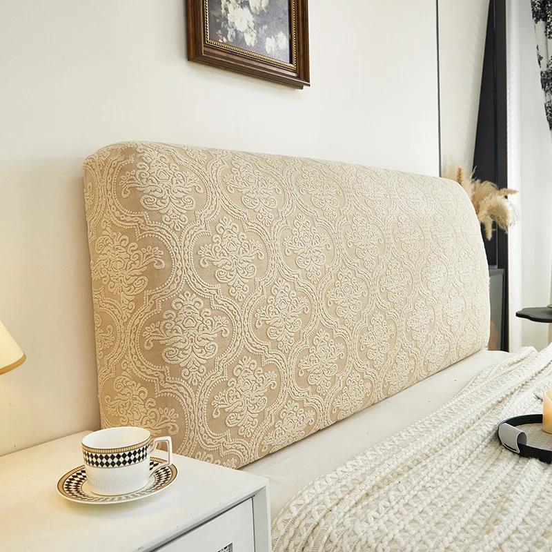 Headboard Cover Elastic Bed Head Slipcover Multi-size All-inclusive Bed Backrest Cover Bedroom Decor
