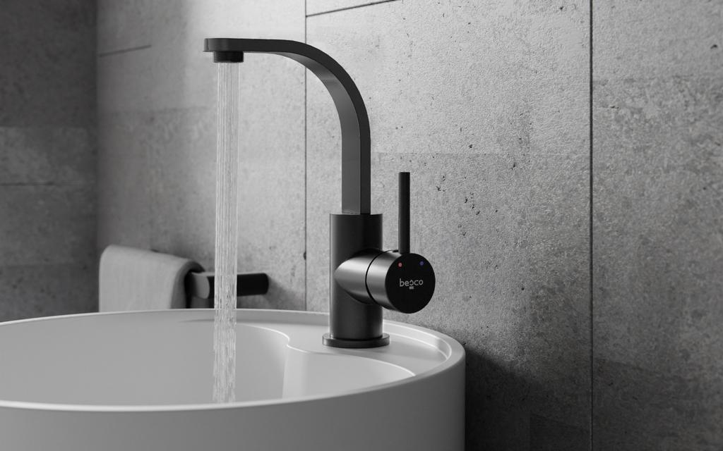 DECCO I Gold Besco High Washbasin Tap