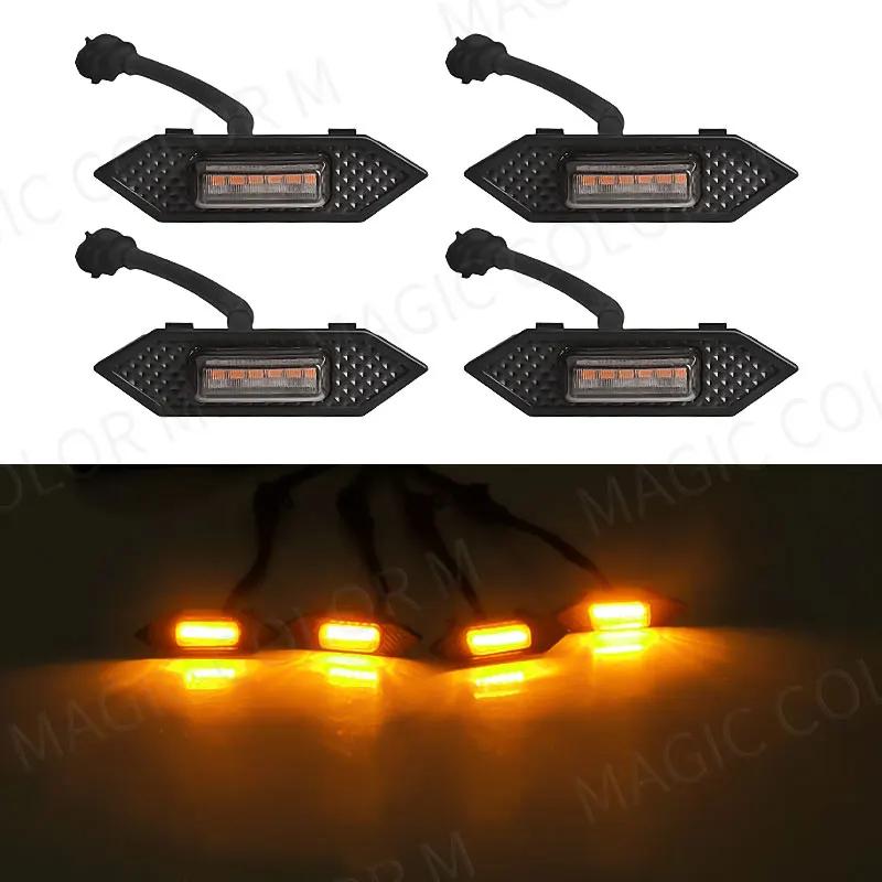 Multicolor LED Grille Lights For Toyota RAV4     DRL Daytime Running Lamp Car Front Griile Light
