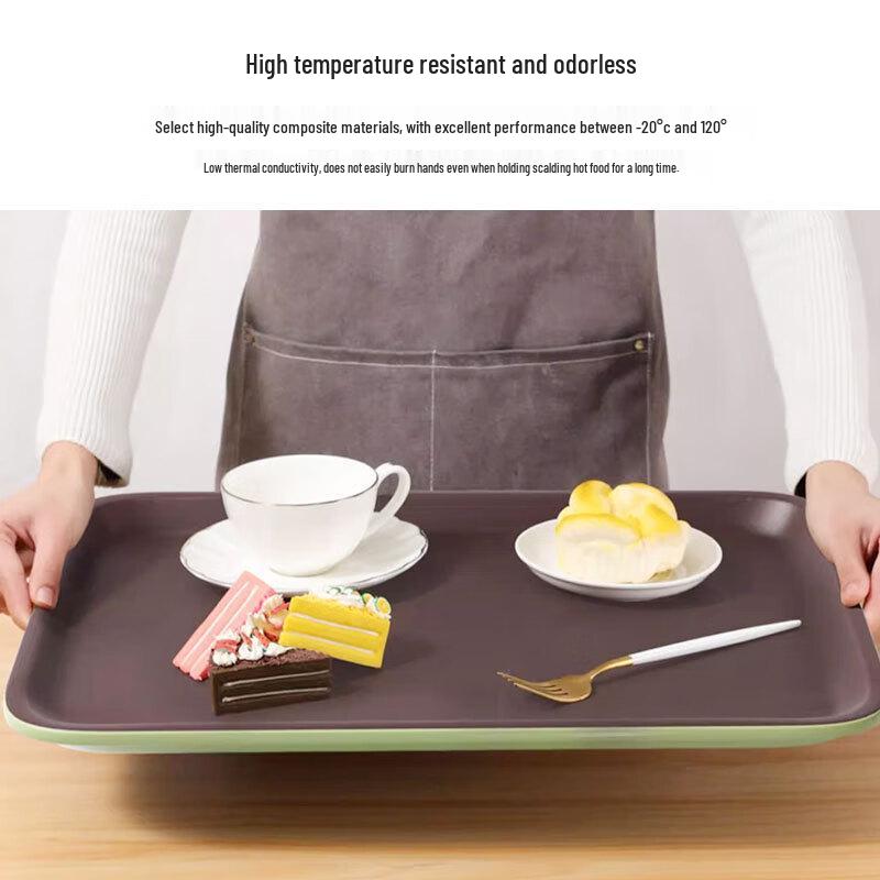 Lijia Kitchenware Thickened Non-Slip Plastic Serving Tray