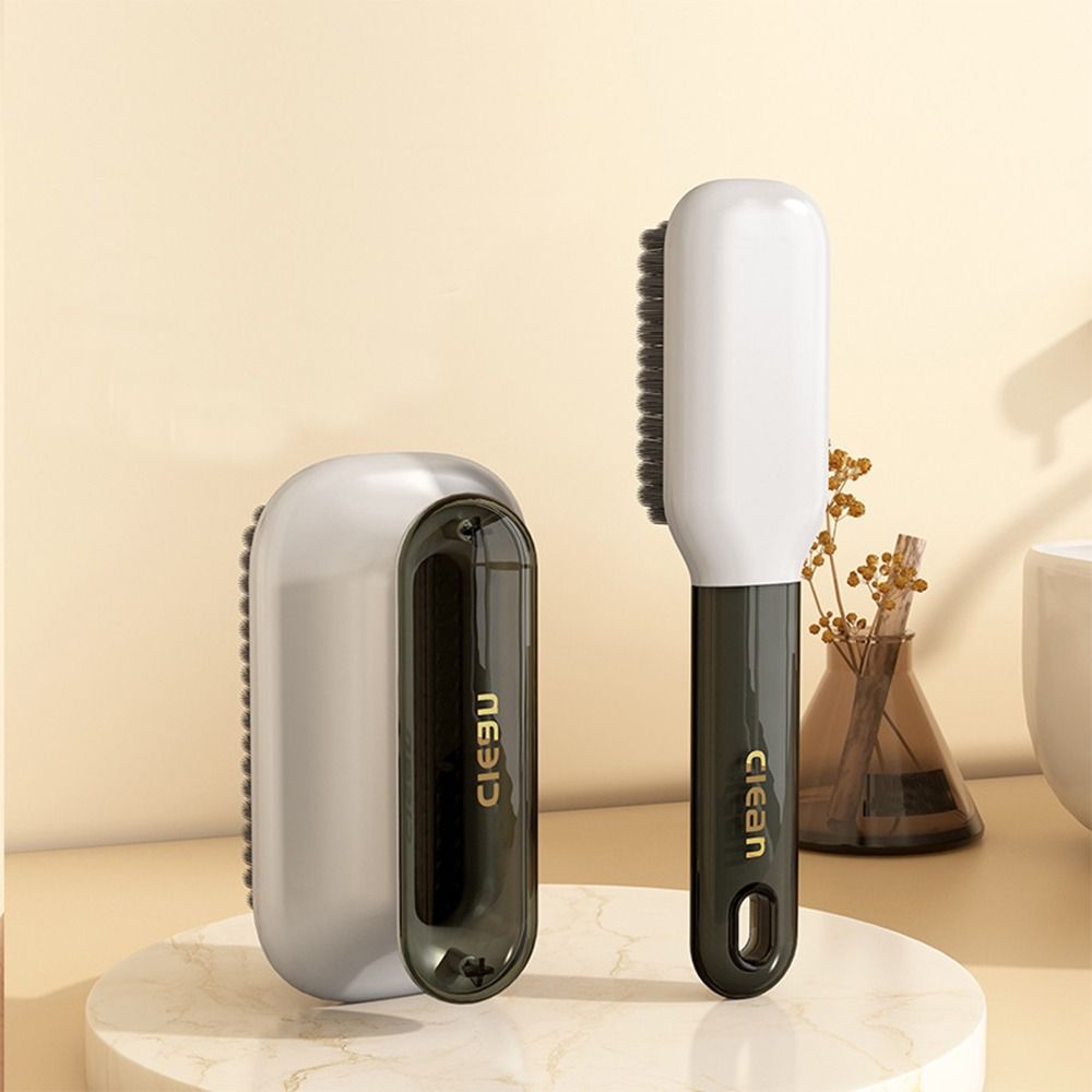 

2 шт., щетка для стирки из полипропилена и ПК, 2 размера, щетка для стирки пятен, простая в использовании, щетка для чистки обуви, ванная комната