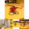 Creative Alloy Helicopter Keychain Cute Bag Accessory For Men And Women
