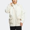 Adidas Patch Detail Knit Jacket With Sherpa Fleece Panel And Zip Hood Men Jackets White HN9017