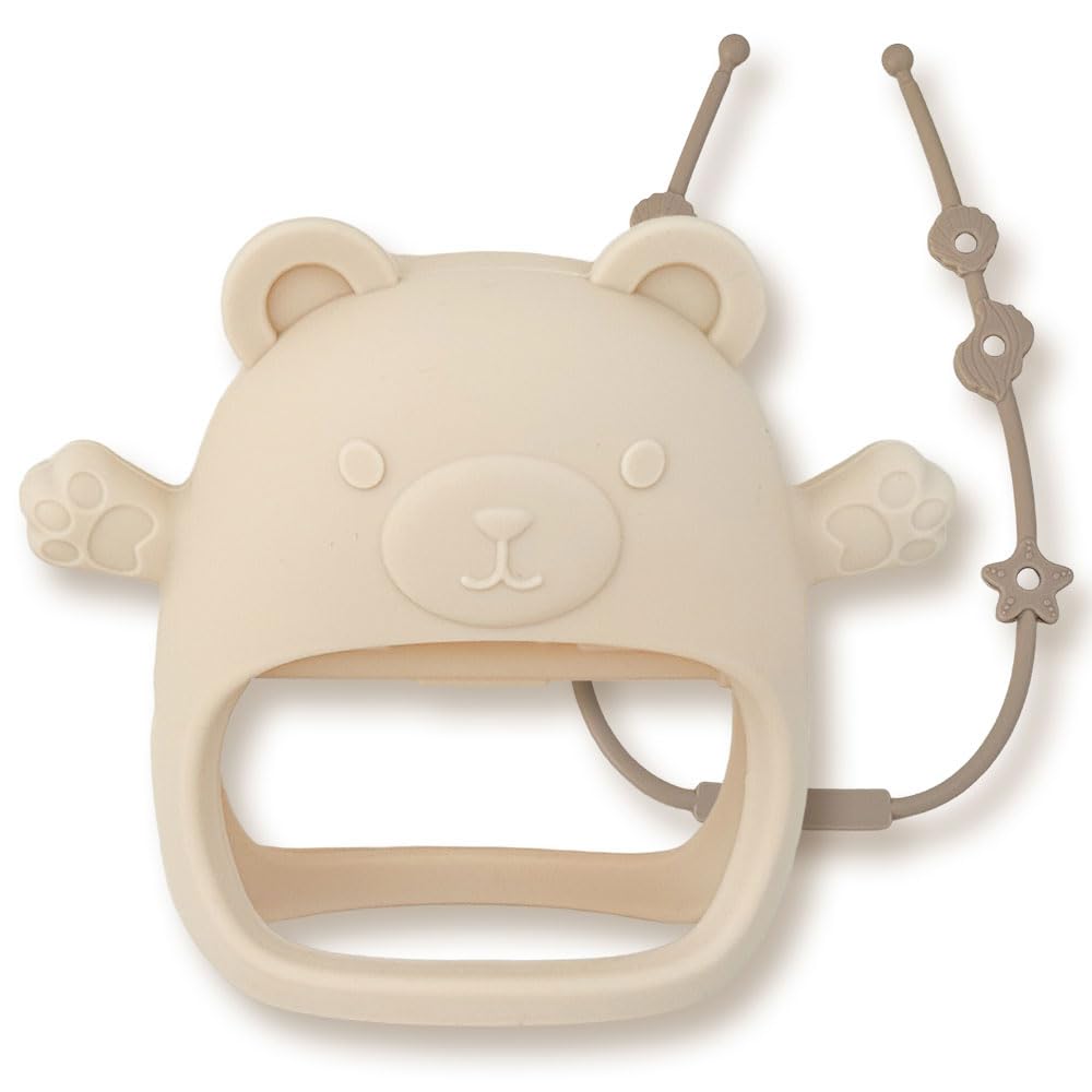 

NiNiCo Teething Pacifier for Babies and Newborns [Recommended by Former Nursery Teachers] 0 Years Old Baby Toy, First Toy, with Anti-Drop Strap