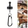 5pcs Reusable Magnetic Tent Hook Fasteners Tent Hanging Light Clip  Outdoor Activities