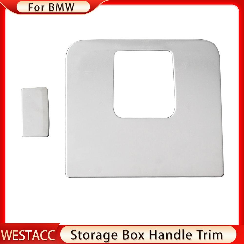 Stainless Steel Car Storage Glove Box Handle Cover Trim Sticker for BMW X3 G01 X4 G02 2018    2022