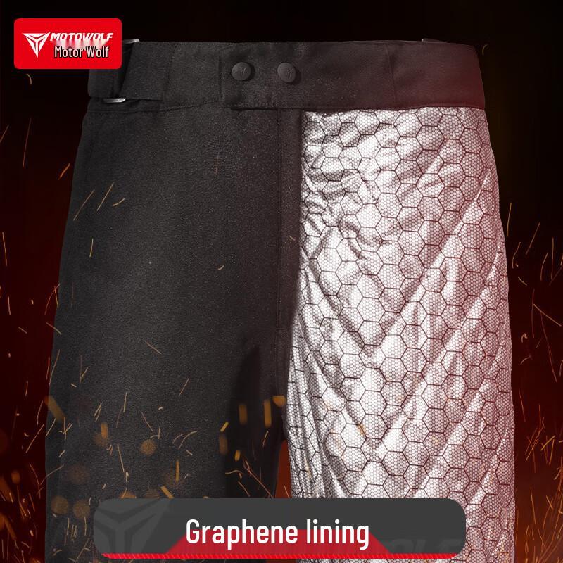 MOTOWOLF Motorcycle Quick-Release Winter Riding Pants