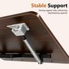 31.5" Mobile Standing Desk with 70-degree Tiltable Desktop, Overbed Bedside Table with Wheels, Height Adjustable Rolling Laptop Desk for Home Office,