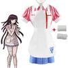 Danganronpa Mikan Tsumiki Costume Cosplay Halloween Carnevale Infermiera Definitiva Costume Divertente Uniforme da Cameriera per Donne
