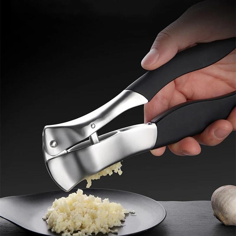 Garlic Peeler Kitchen Accessories Manual Minced Garlic Garlic Tongs Household Kitchen Tools Gadgets Dining Bar Home Garden