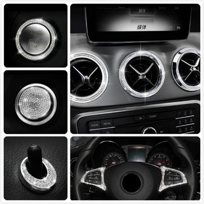 Αυτοκόλλητο διαμαντιών για Mercedes Benz GLA200 CLA220CLA260 CLA200 Αξεσουάρ εσωτερικής διακόσμησης αυτοκινήτου Αυτοκόλλητο αφιερωμένο στυλ αυτοκινήτου