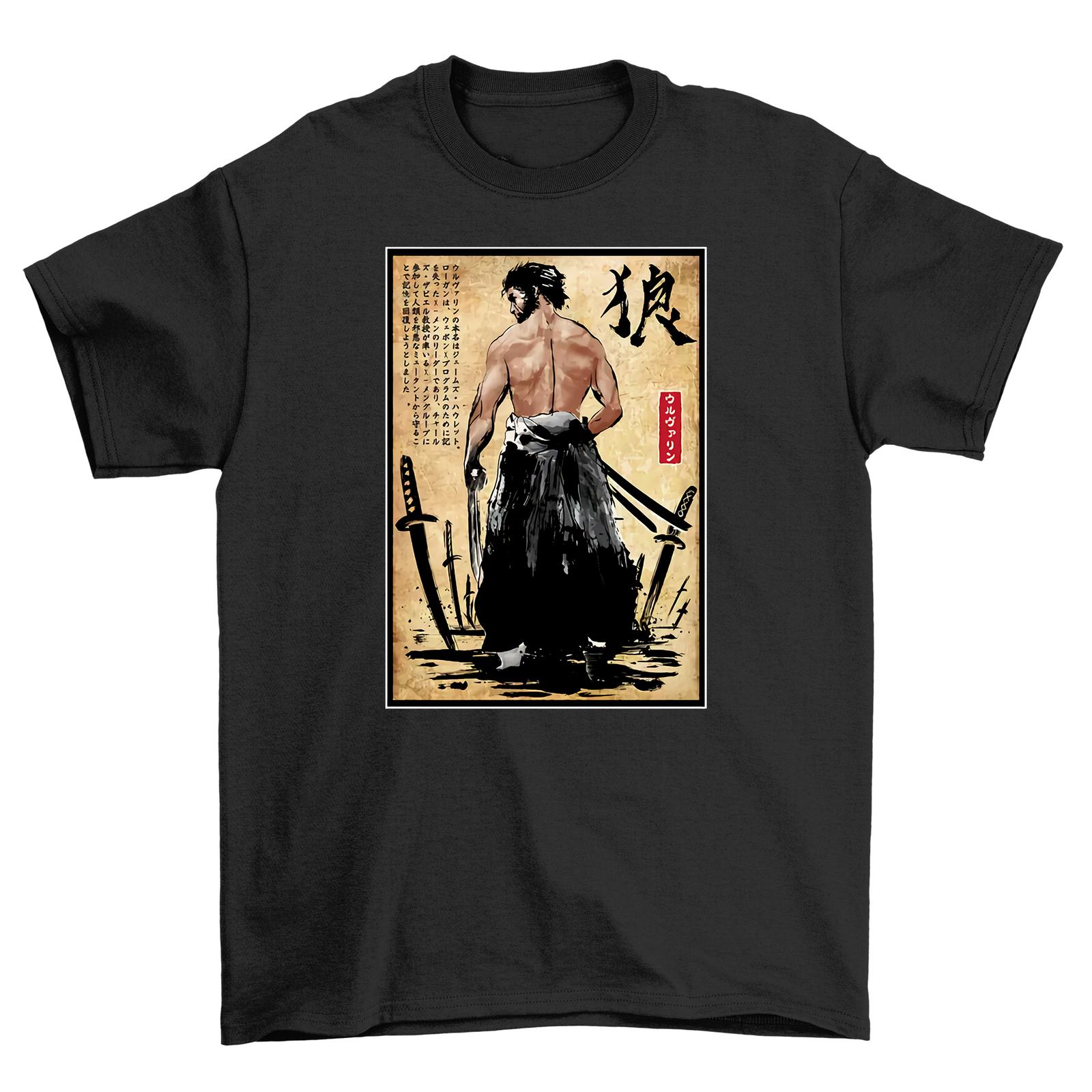 

Unleash Your Inner Samurai with the Wolverine-Roni n T-Shirt Mens Womens Tees Top - Funny and Fierce! Un S