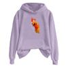 Women's Fashionable Casual Long Sleeve Hooded Printed Sweatshirt