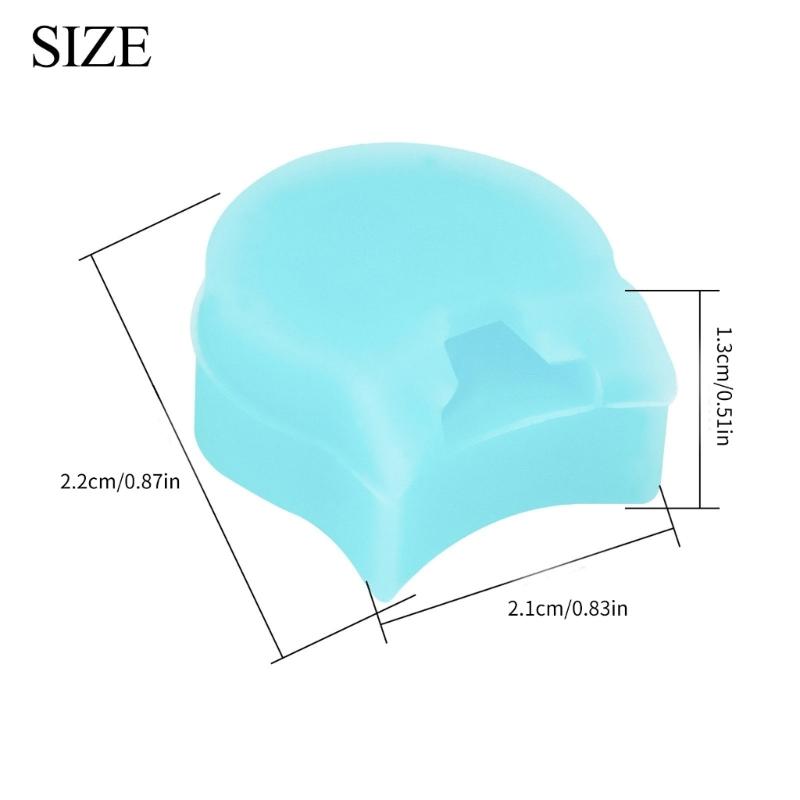 Silicone Clarinet Oboes Thumb Rest Cushion Clarinet Thumb Protector Finger Rest Protector Pads for Woodwind Instruments