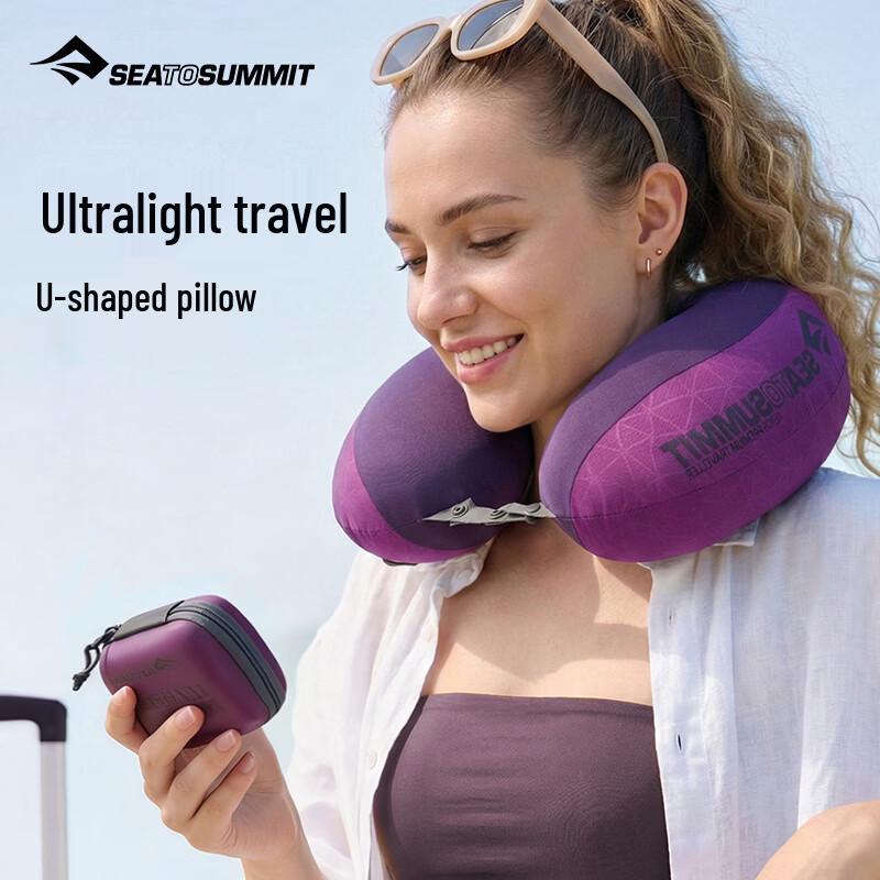 SEA TO SUMMIT Portable Inflatable Travel U-Shaped Neck Pillow