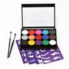 15 Colors Body Paint Makeup Facial Painting Pigment With Brush Kids Body Party Face Painting Makeup