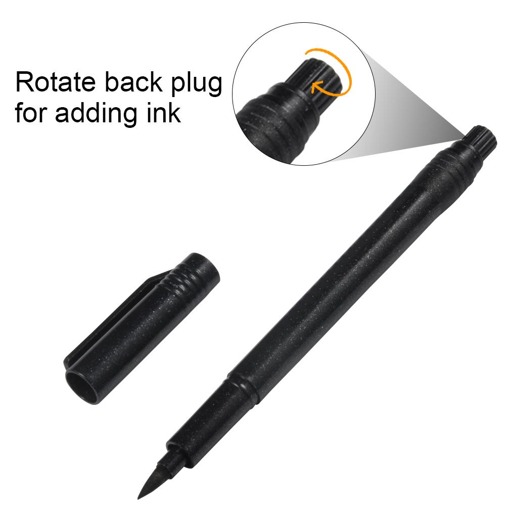 Pack of 3 Calligraphy Pen Set Brush Pen Soft Brush Tips Manga Writing Drawing Ink Pen Script Gi