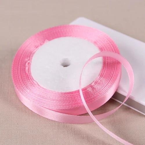 10mm Satin Ribbons DIY Wedding Birthday Party Artificial Silk Roses Crafts Supplies Sewing Acces Scrapbooking Material 25Yards
