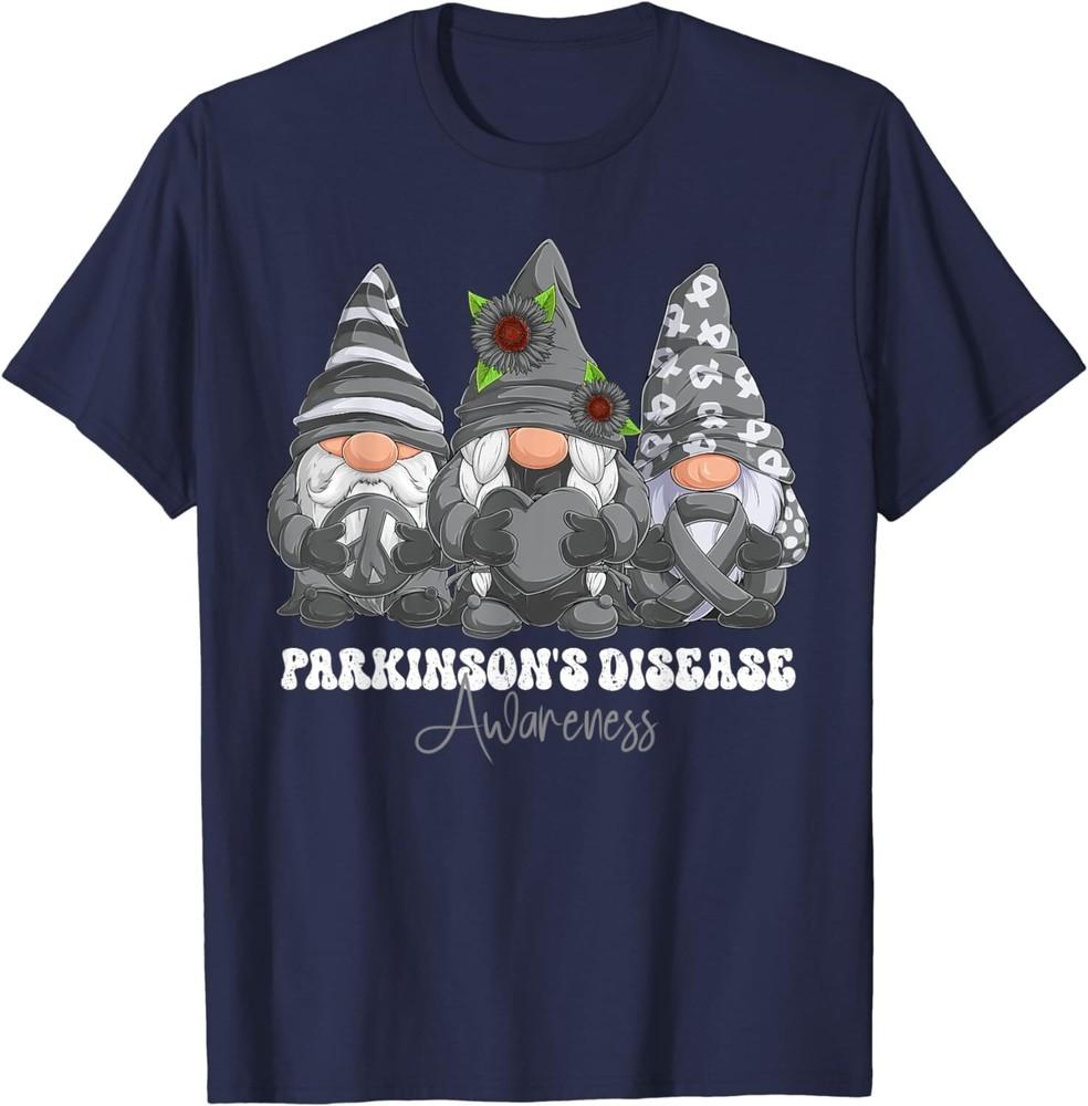 

Parkinson s Disease Awareness Month Gray Ribbon Unisex T-Shirt Unisex T-Shirt S