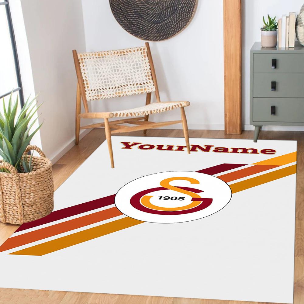 Galatasaray 329 Customized Name Carpet Suitable for Living Rooms Entryway Balcony Kitchen Antislip Carpet Decorate Offices