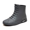 Couple Rain Boots Fashion Rubber Gumboot Non-slip Fishing Shoes for Men Waterproof Garden Work Boots for Women Botas Para Lluvia