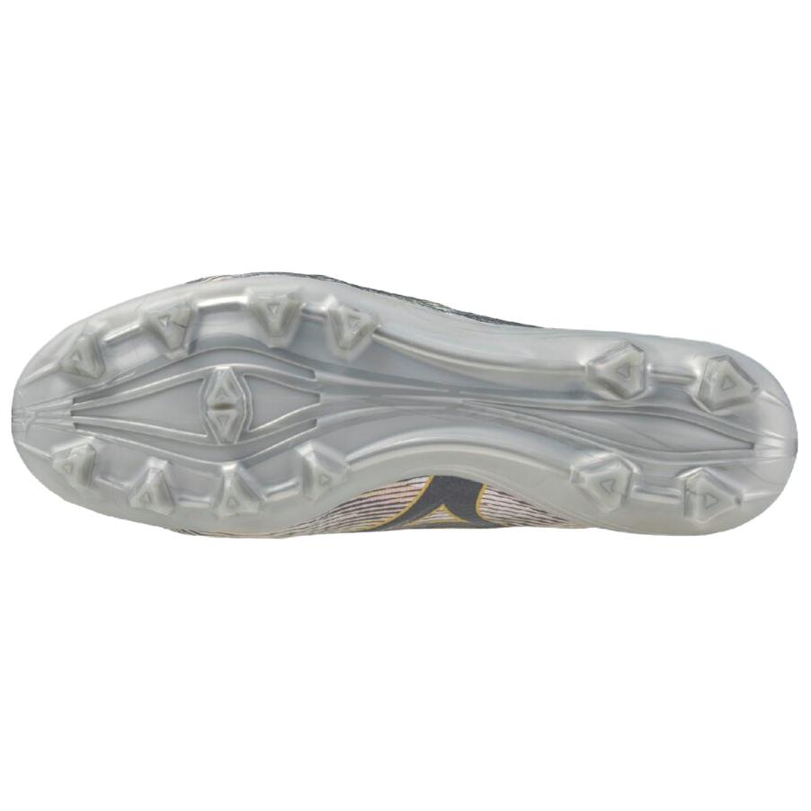 Mizuno Alpha 2 Pro Soft Comfortable Non-Slip Durable Soccer Shoes Unisex Soccer Shoes Silver P1GA256404