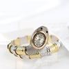 Reloj de cuarzo para mujer, relojes de serpiente, pulsera de acero inoxidable, reloj de pulsera, regalos de joyería