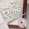 50/100Pcs Nail Art Gradient Sponge Pen Set With Replaceable Sponge Heads And Non Slip Metal Handle Perfect For Home Diy