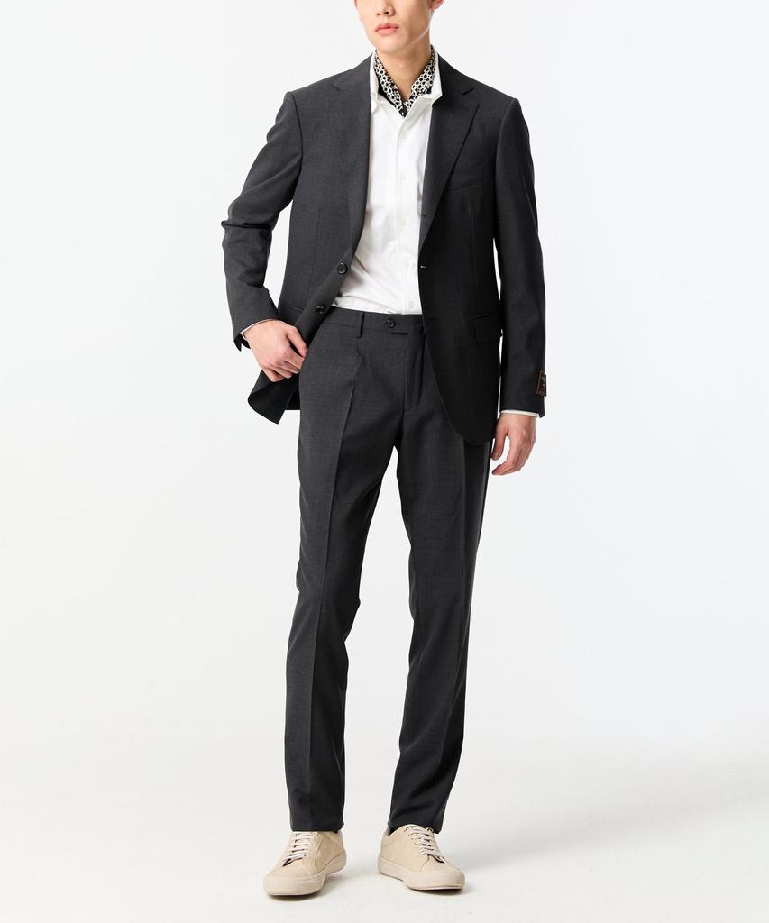 Man On The Boon Tropical Wool Single Suit Jacket_Grey 4714151007
