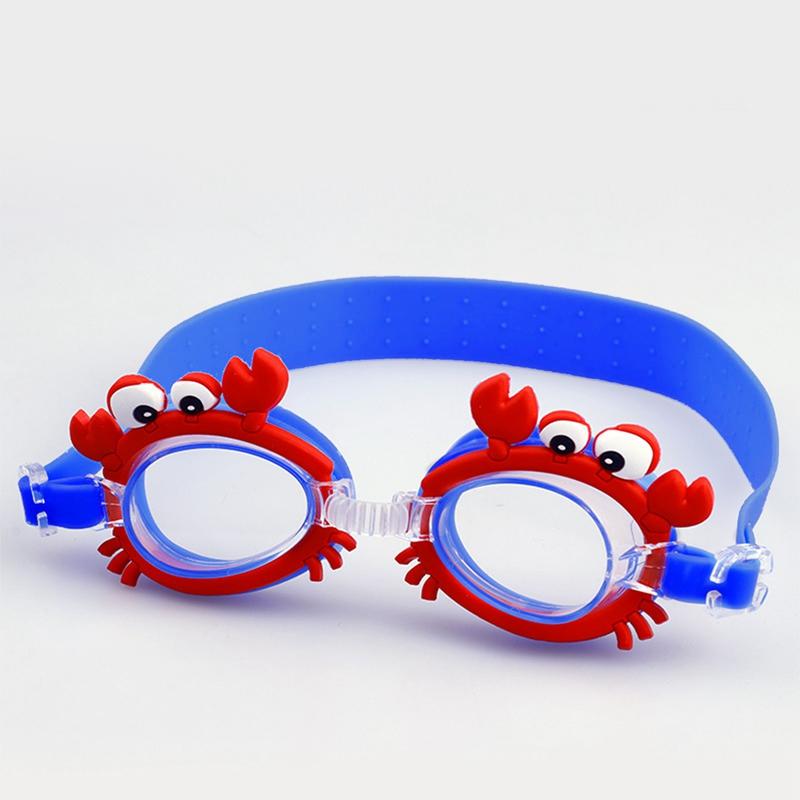 Cartoon Children Swimming Goggles Cute Silicone Glasses Professional Kids Beach Eyewear Water Swim Playing Sports Glasses Summer