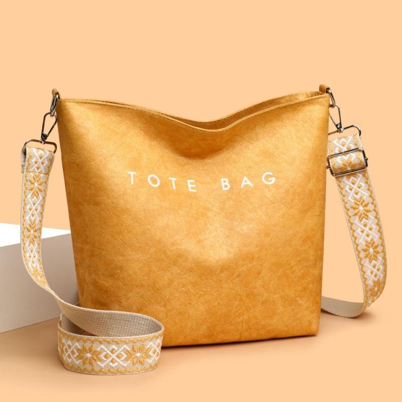 Modische Tasche Damen Einfache Diagonale Umhängetasche Pendler Buchstaben Schultertasche Große Kapazität Handtasche