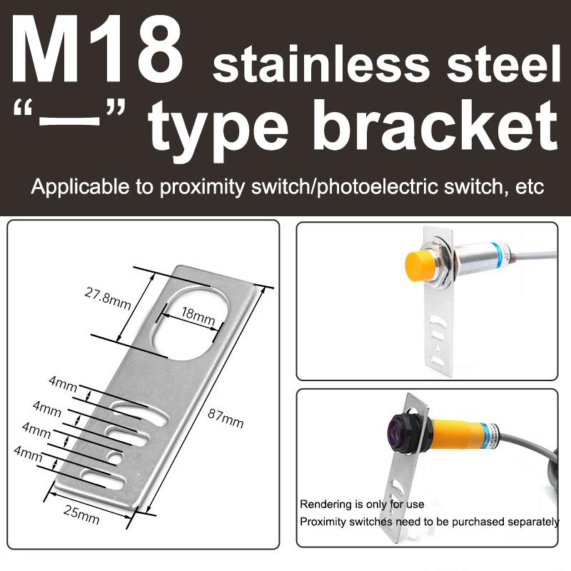 M8M12M18M30  1 tvarovaný L-tvarovaný Montážní Pevný Základní Držák Pro Bezkontaktní Spínač Fotoelektrický Spínač Senzor