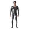 Mens Oil Glossy Bodystocking Full Bodysuit Long Sleeve Unitard Jumpsuits Stretchy Sheer Silky Romper Club Party Workout Onesie