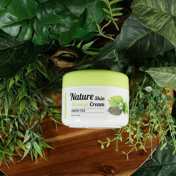 

Успокаивающий массажный крем с экстрактом центеллы азиатской «Зеленый чай», 300 мл