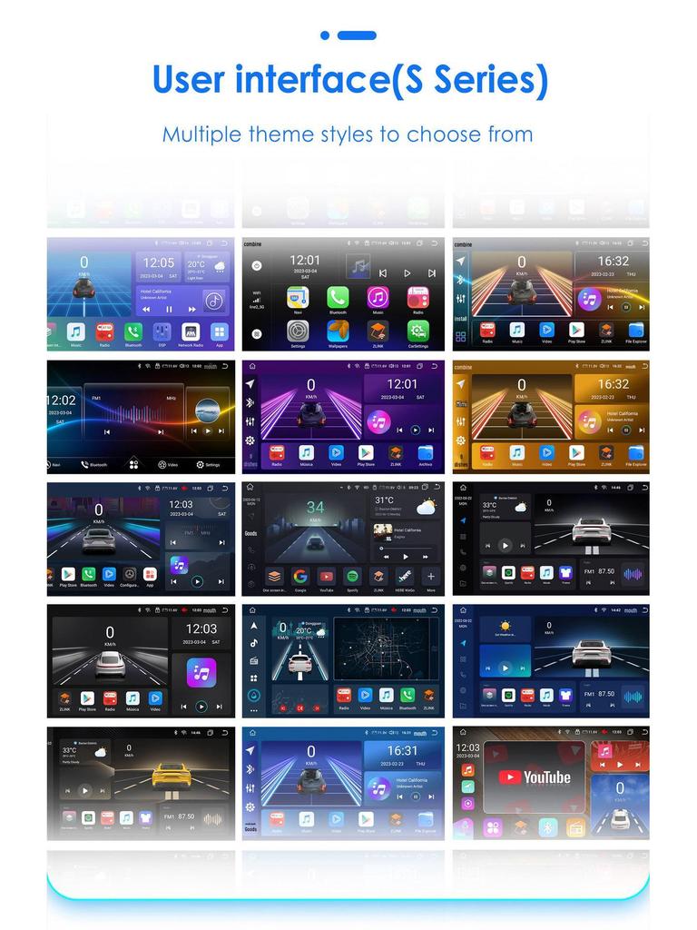 Android Large Screen Car Navigation & Reversing System for 04-09 Corolla Verso AR10