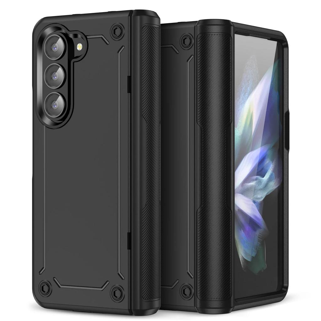 Z Fold 5 6 5G Shockproof Strong Case for Samsung Galaxy Z Fold 6 5 Fold6 Fold5 Dual Layer Hinge Phone Accessories Funda Cases