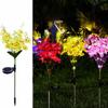 Stake Light Solar Butterfly Flower Lamp Waterproof Solar Powered LED Light  Path Decoration