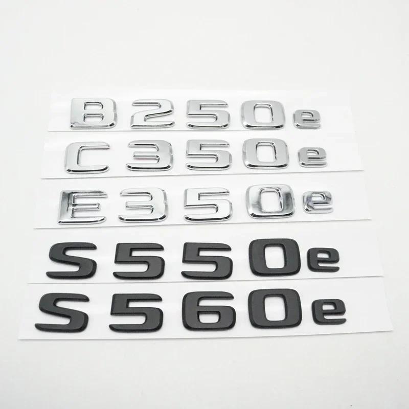 

ABS Car RearTrunk Logo Emblem Badge Script For B250e C350e E350e S550e S560e glc350e gle500e gle550e E350le C350le CLK350e B250e