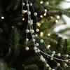 Artificial Christmas Tree Beads Chain Clear Fishing Line Pearls Chain  Party Favors